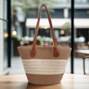 Woven Shoulder Bag - Image 1