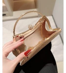 Ladies Party Wrinkly Handbag Purse $55 - Image 4