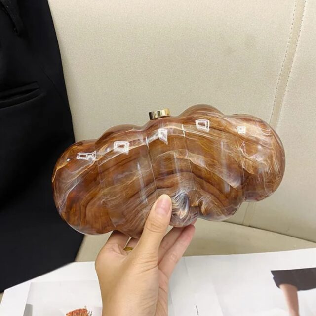 Crystal Mamble Purse